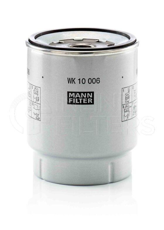Mann WK 10 006 Z. Filter Type: Fuel.