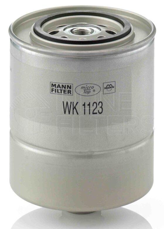 Mann WK1123. FILTER-Fuel(Brand Specific) Product – Brand Specific Mann – Spin On Product Mann filter product