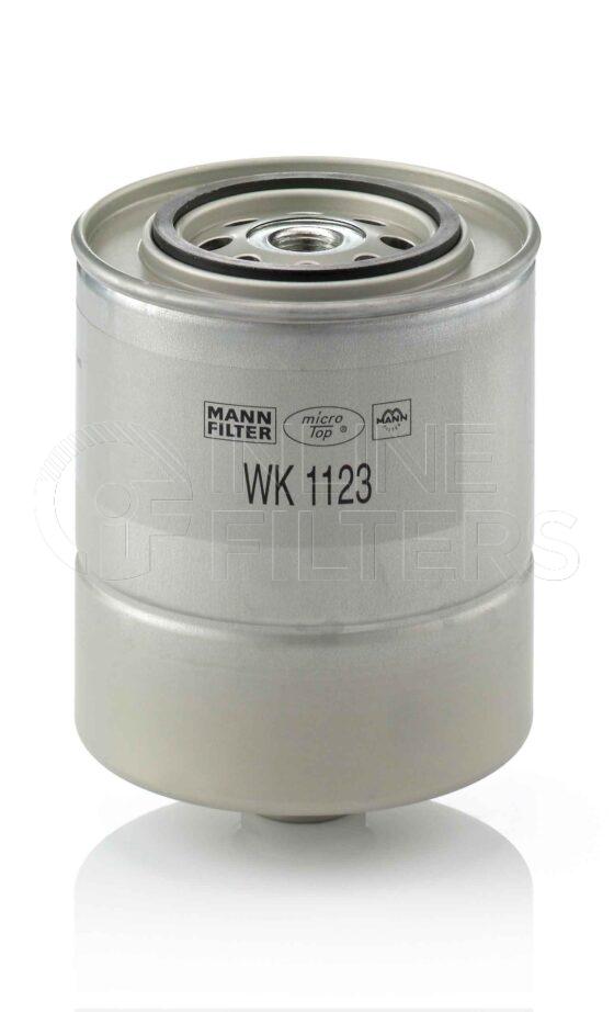 Mann WK1123. Fuel Filter Product – Brand Specific Mann – Spin On Product Mann filter product