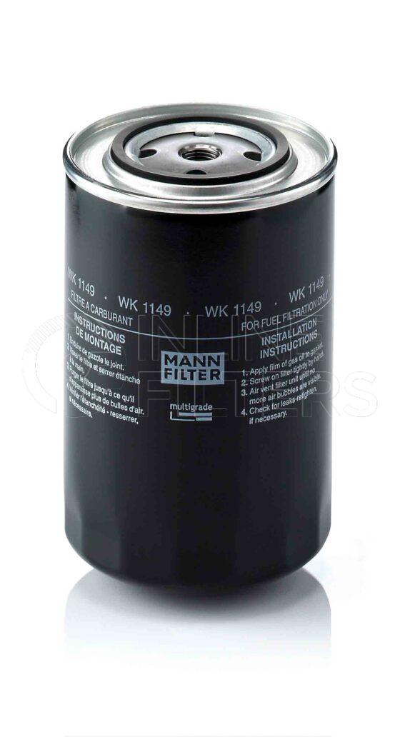 Mann WK 1149. Filter Type: Fuel.