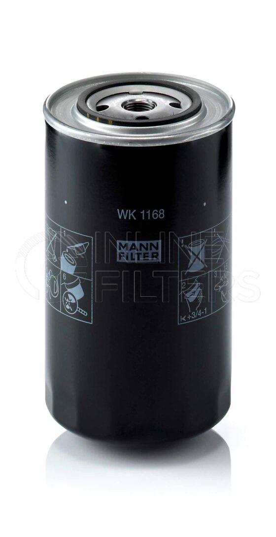 Mann WK 1168. Filter Type: Fuel.