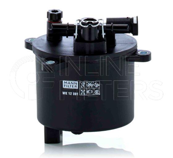 Mann WK 12 001. Fuel Filter Product – Brand Specific Mann – Push On Product Mann filter product Filter Type Fuel