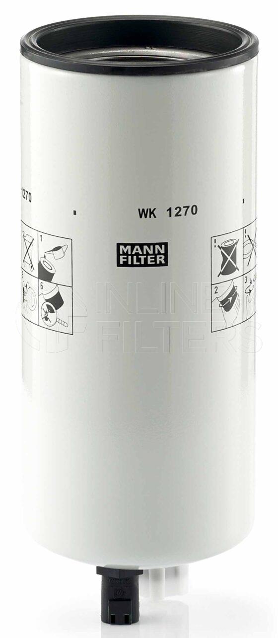 Mann WK 1270. Filter Type: Fuel.