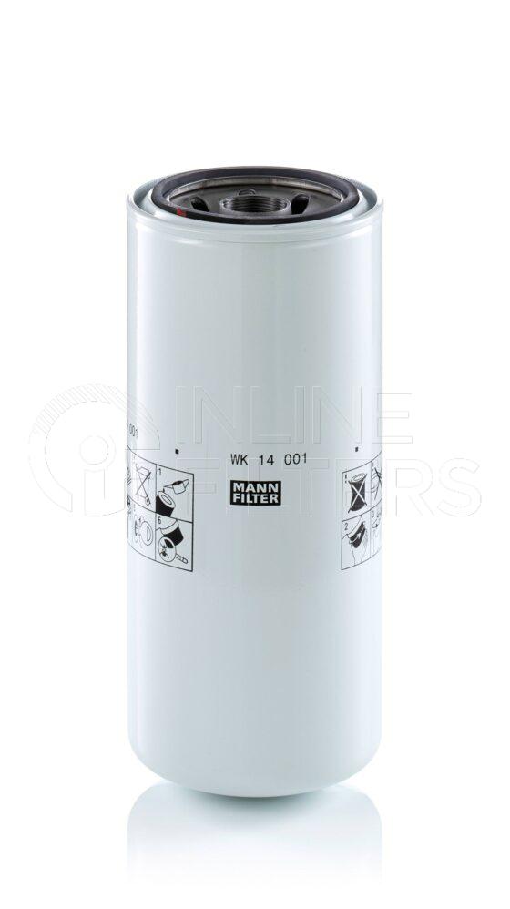 Mann WK 14 001. Filter Type: Fuel.