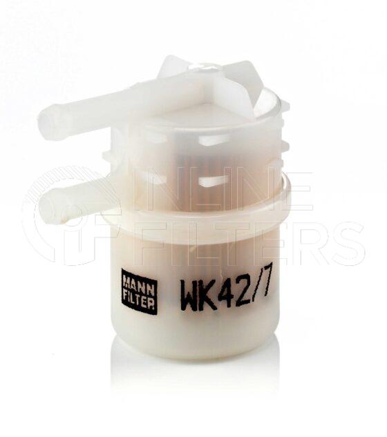 Mann WK 42/7. Filter Type: Fuel.