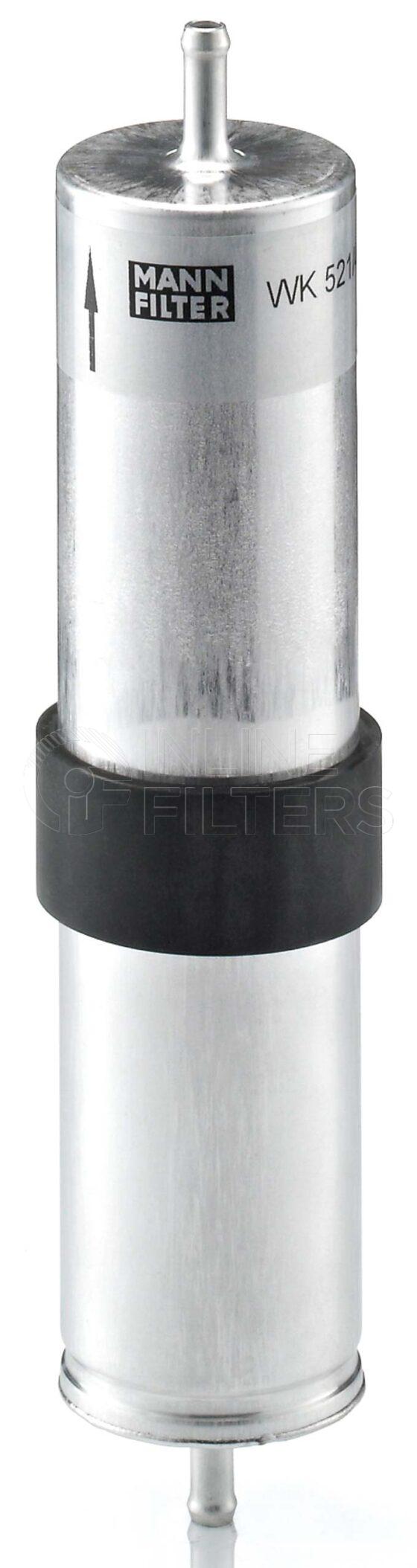 Mann WK 521/4. Filter Type: Fuel.