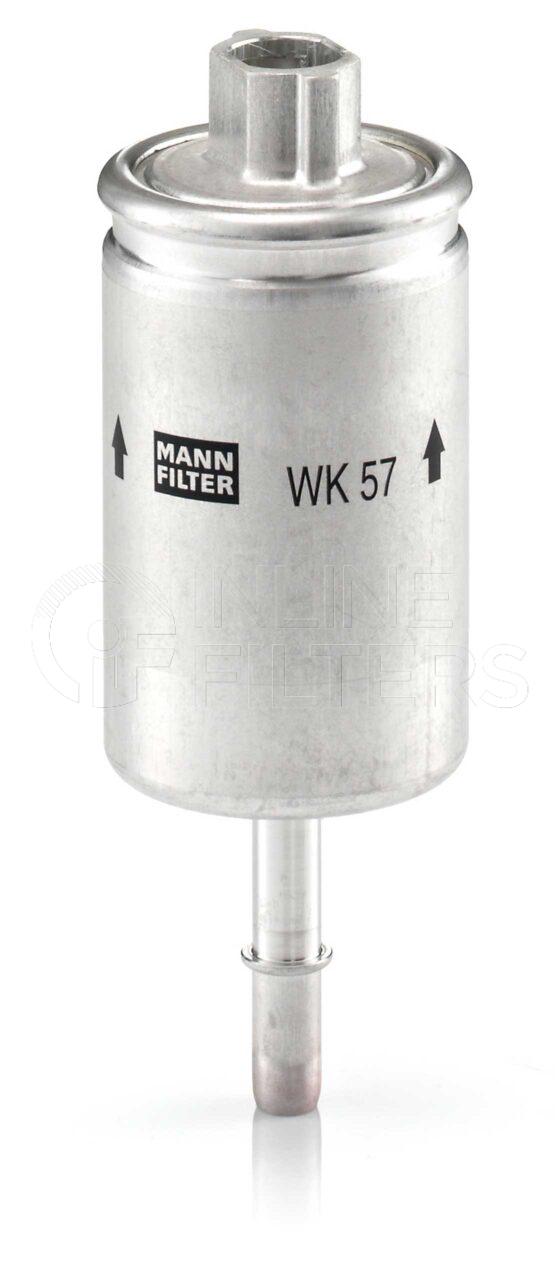 Mann WK 57. Filter Type: Fuel.