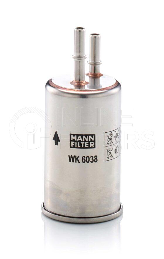 Mann WK 6038. Filter Type: Fuel.