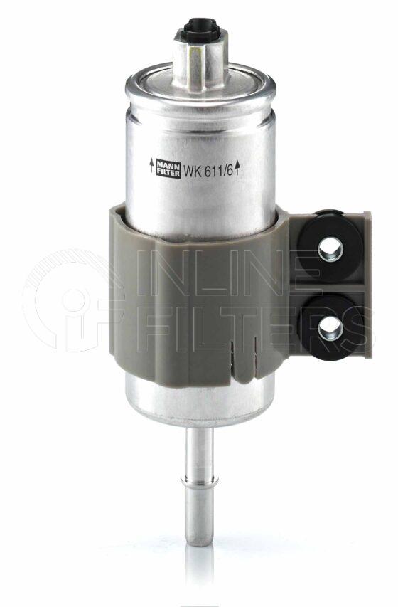 Mann WK 611/6. Filter Type: Fuel.