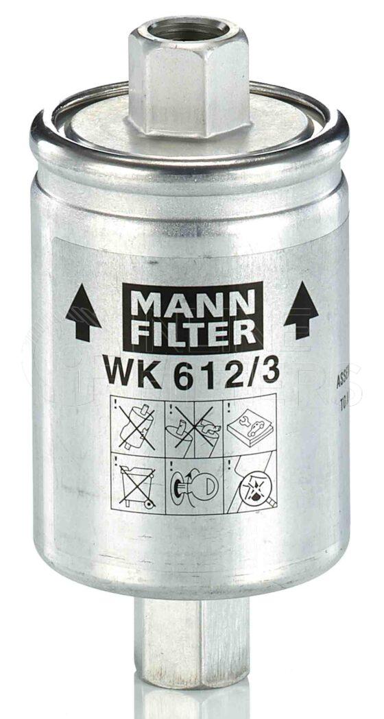 Mann WK 612/3. Filter Type: Fuel.