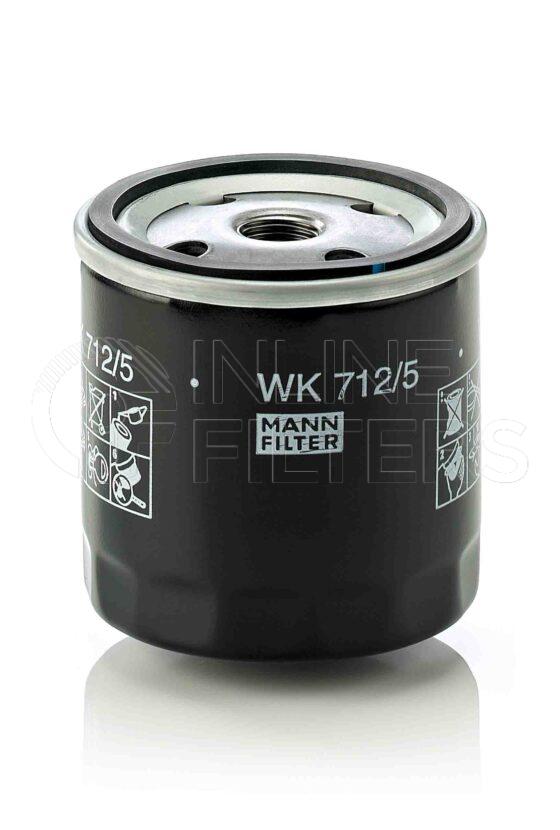 Mann WK 712/5. Filter Type: Fuel.