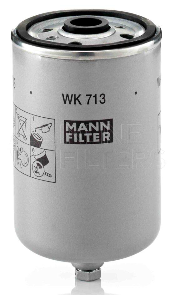 Mann WK 713. Filter Type: Fuel.