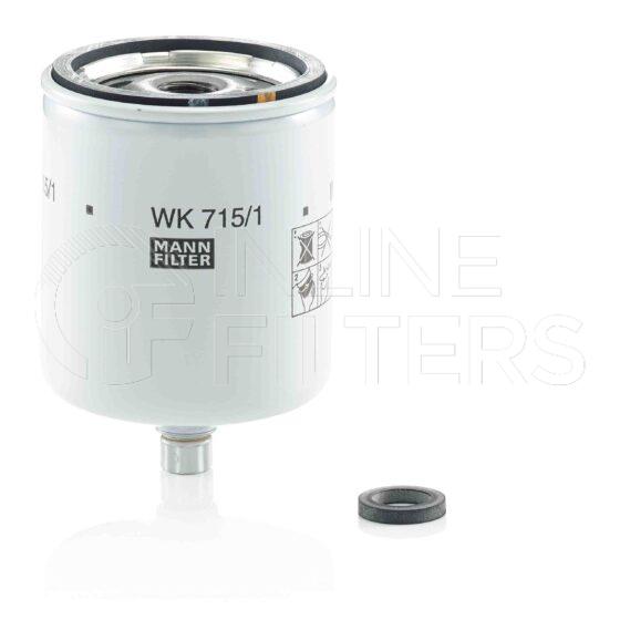 Mann WK 715/1 X. Filter Type: Fuel.