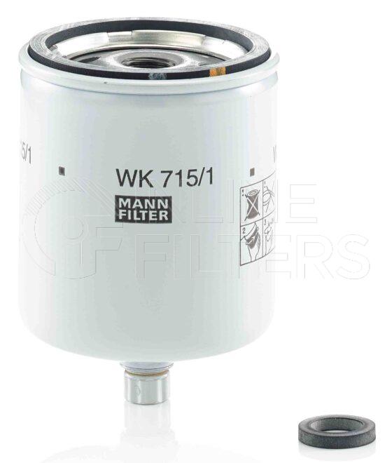 Mann WK 715/1 X. Filter Type: Fuel.