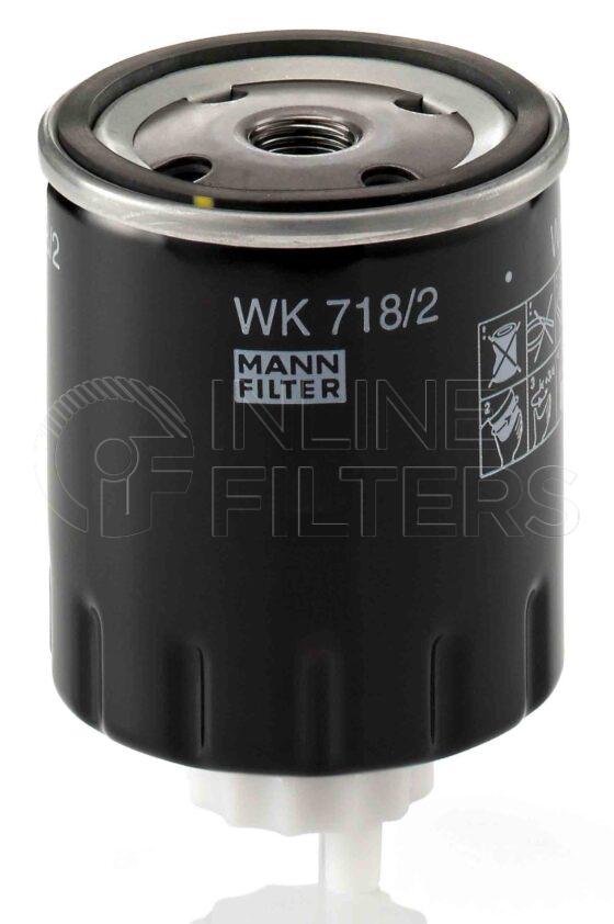 Mann WK 718/2. Filter Type: Fuel.