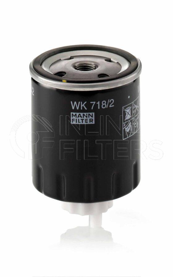 Mann WK 718/2. Filter Type: Fuel.