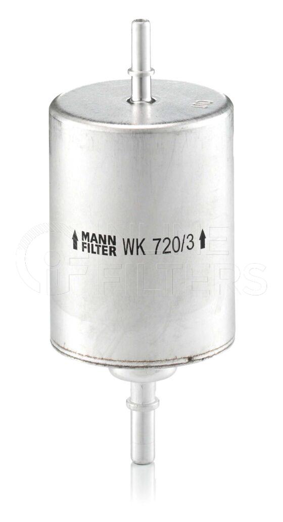 Mann WK 720/3. Filter Type: Fuel.
