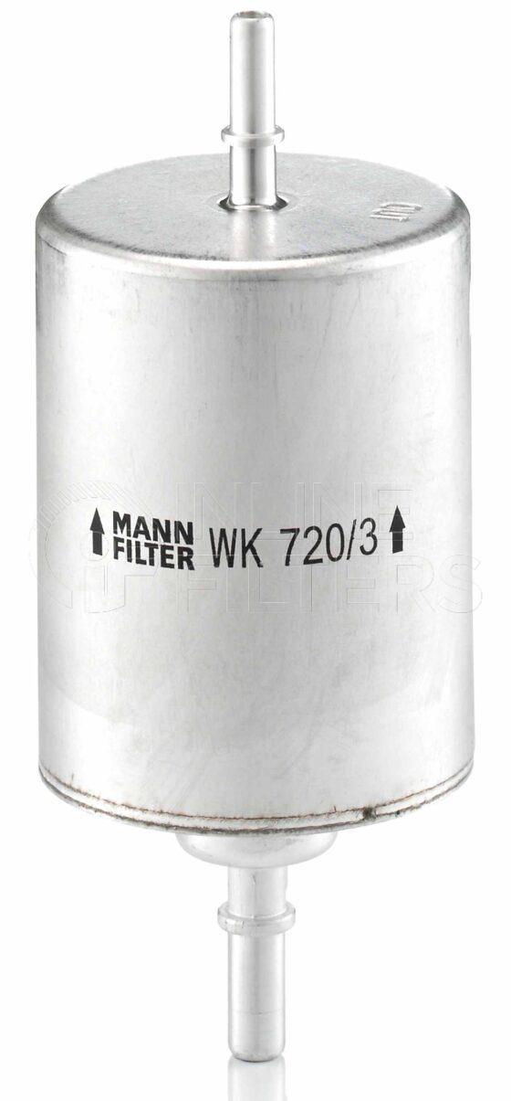 Mann WK 720/3. Filter Type: Fuel.