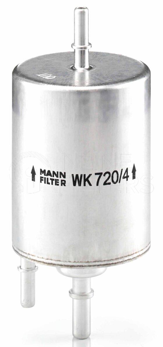 Mann WK 720/4. Filter Type: Fuel.