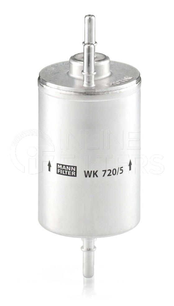 Mann WK 720/5. Filter Type: Fuel.