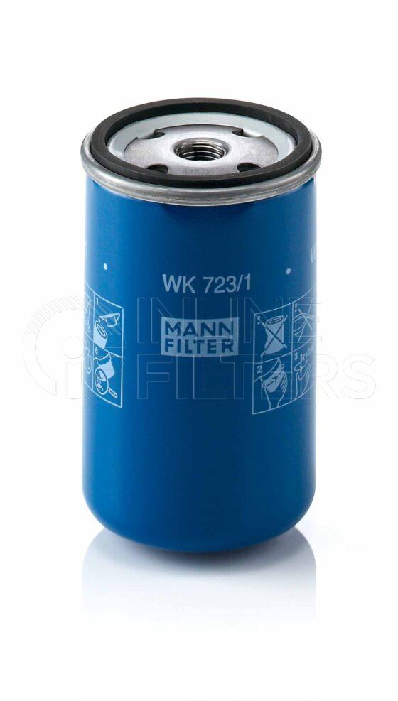 Mann WK 723/1. Filter Type: Fuel.