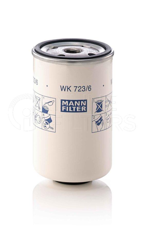 Mann WK 723/6. Filter Type: Fuel.