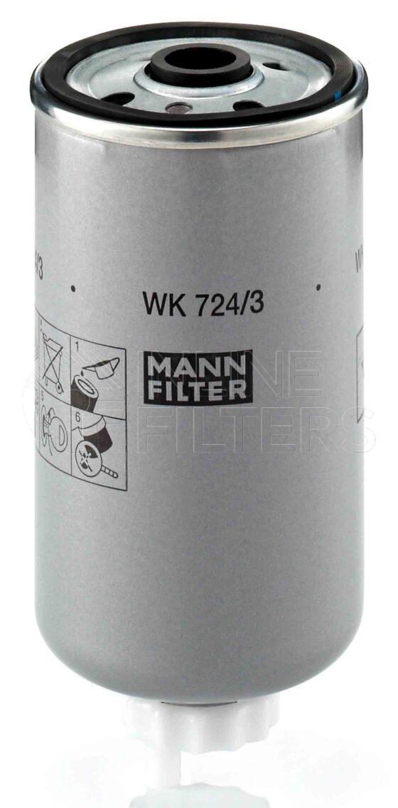 Mann WK 724/3. Filter Type: Fuel.