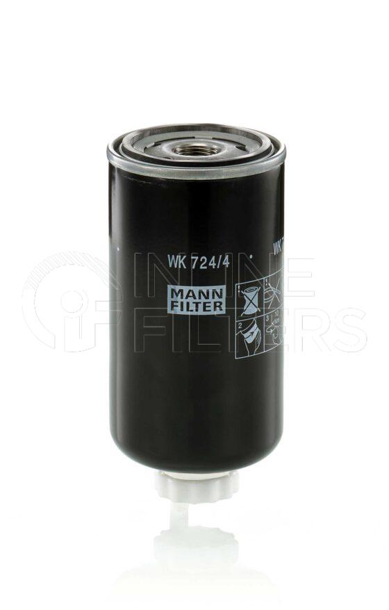 Mann WK 724/4. Filter Type: Fuel.