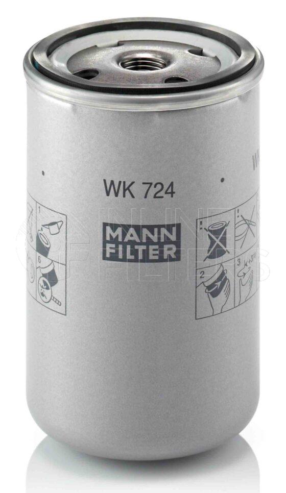 Mann WK 724. Filter Type: Fuel.