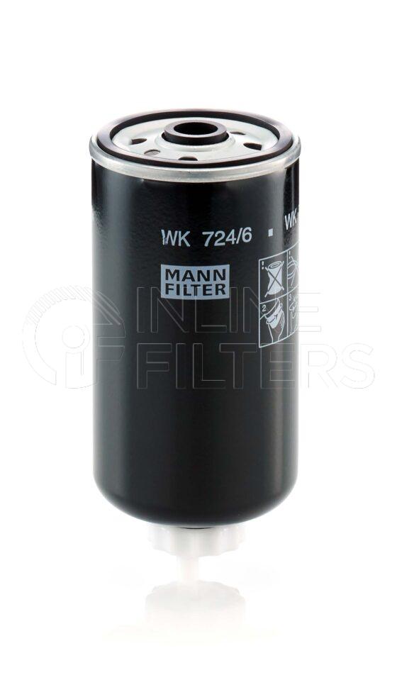 Mann WK 724/6. Filter Type: Fuel.