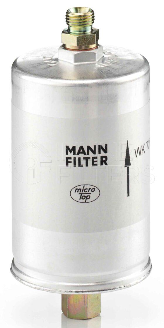 Mann WK 726. Filter Type: Fuel.