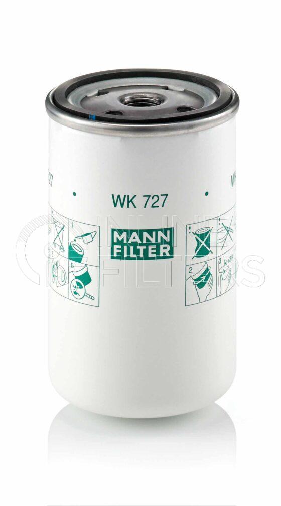 Mann WK 727. Filter Type: Fuel.