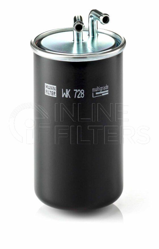 Mann WK 728. Filter Type: Fuel.