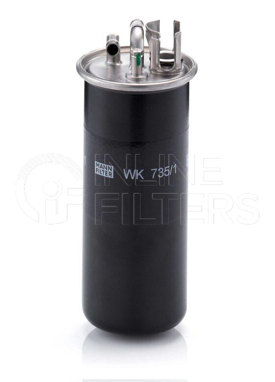 Mann WK 735/1. Filter Type: Fuel.