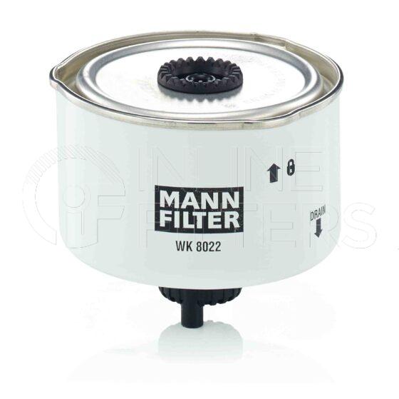 Mann WK 8022 X. Fuel Filter Product – Brand Specific Mann – Collar Lock Filter Type Fuel