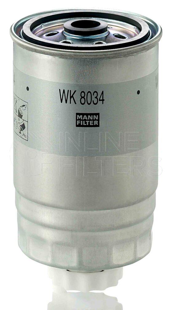 Mann WK 8034. Filter Type: Fuel.