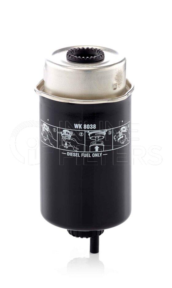 Mann WK 8038. Filter Type: Fuel.