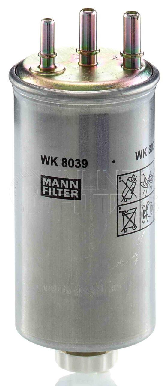 Mann WK 8039. Filter Type: Fuel.