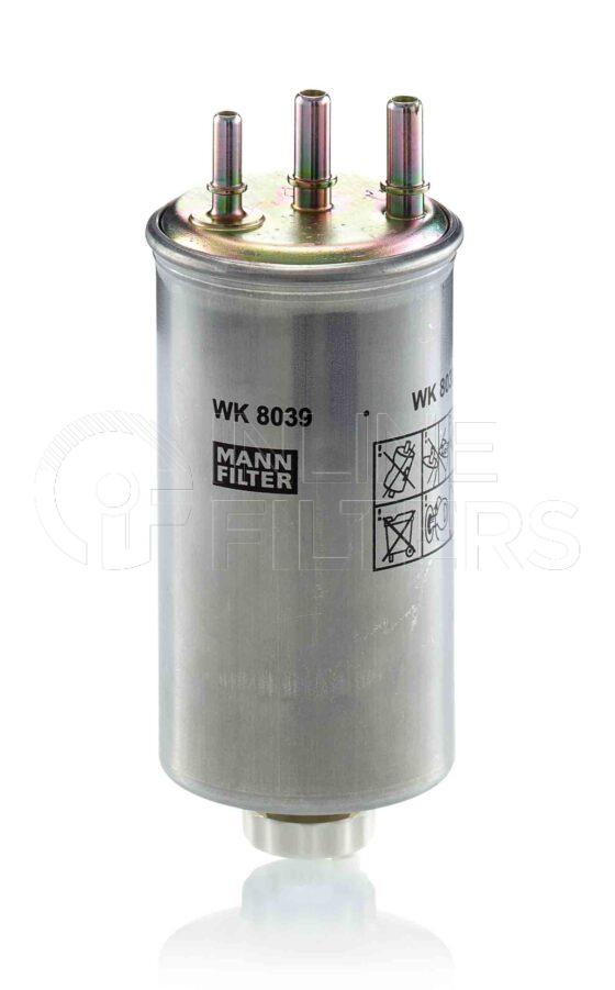 Mann WK 8039. Filter Type: Fuel.