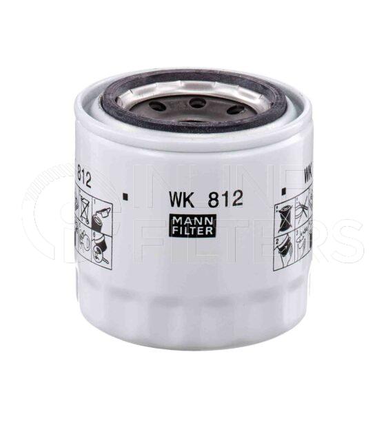 Mann WK 812. Fuel Filter Product – Brand Specific Mann – Undefined Filter Type: Fuel