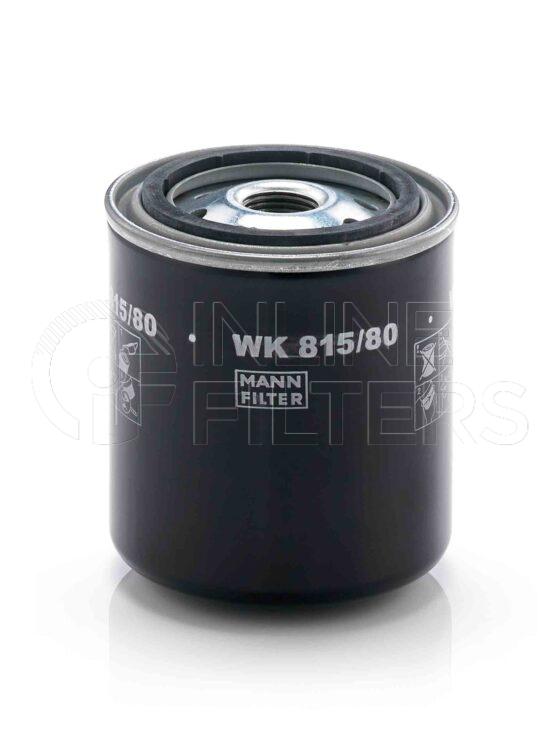 Mann WK 815/80. Filter Type: Fuel.