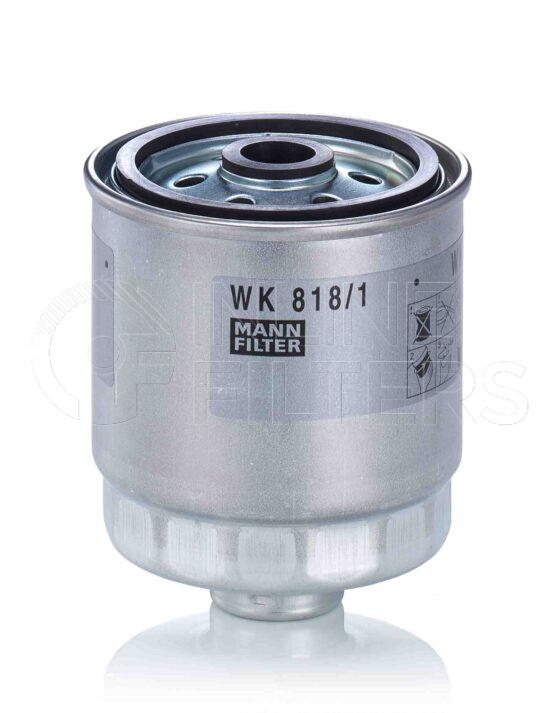 Mann WK 818/1. Filter Type: Fuel.