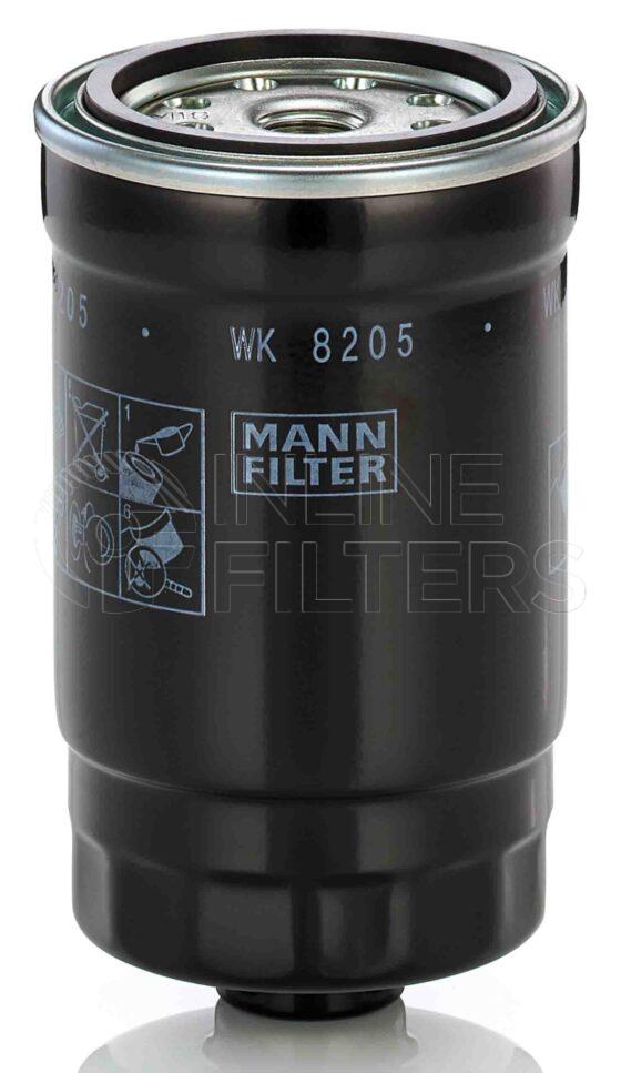 Mann WK8205. FILTER-Fuel(Brand Specific) Product – Brand Specific Mann – Spin On Product Mann filter product