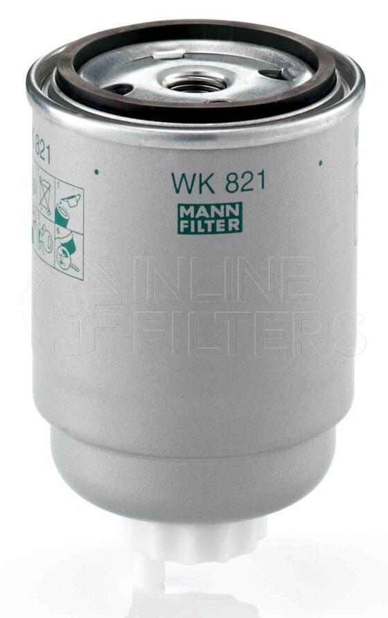 Mann WK 821. Filter Type: Fuel.