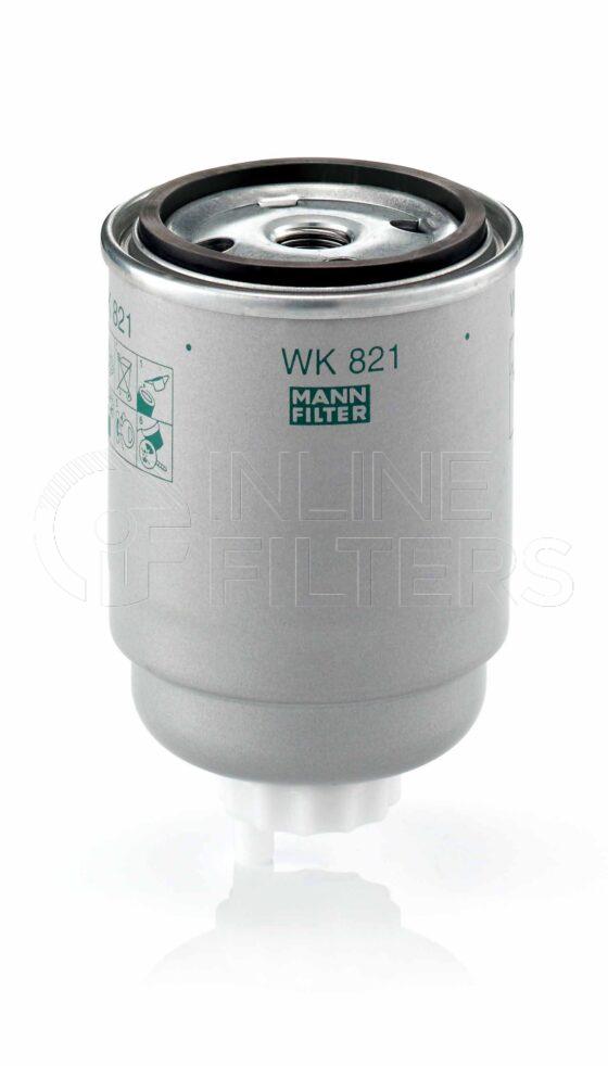 Mann WK 821. Filter Type: Fuel.