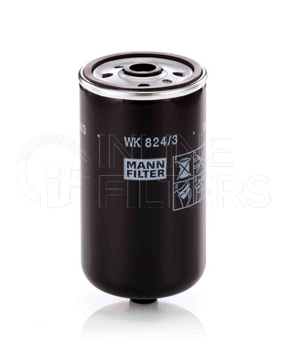 Mann WK 824/3. Filter Type: Fuel.