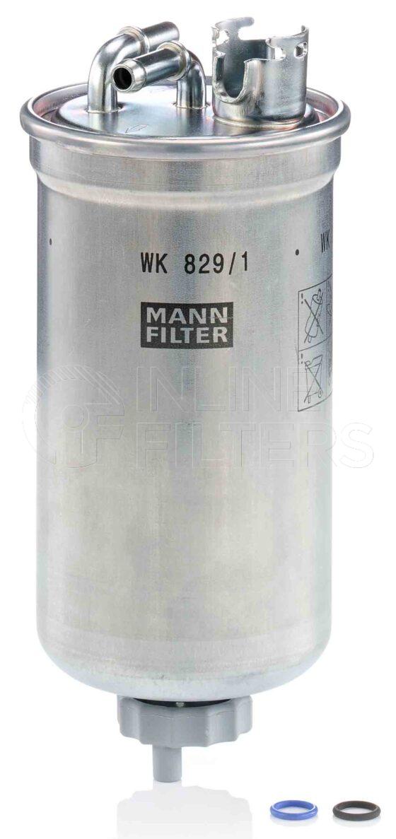 Mann WK 829/1 X. Filter Type: Fuel.