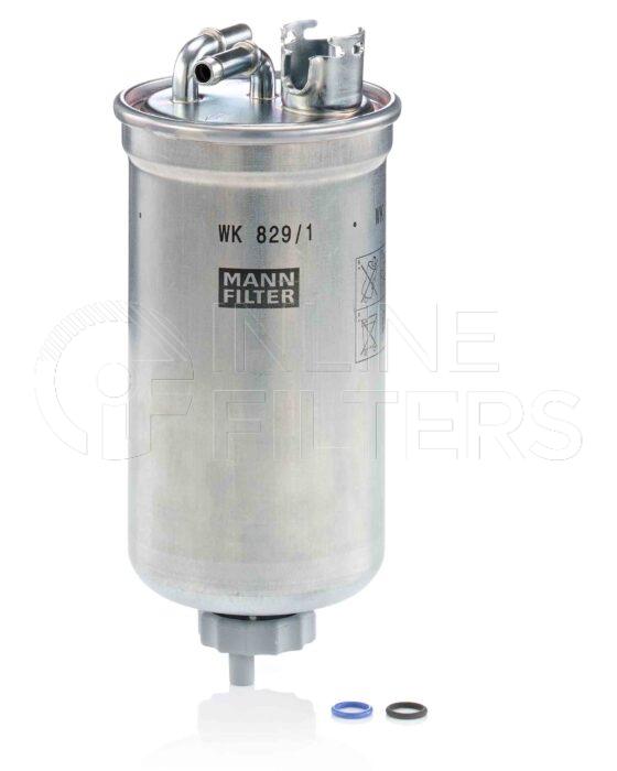 Mann WK 829/1 X. Filter Type: Fuel.