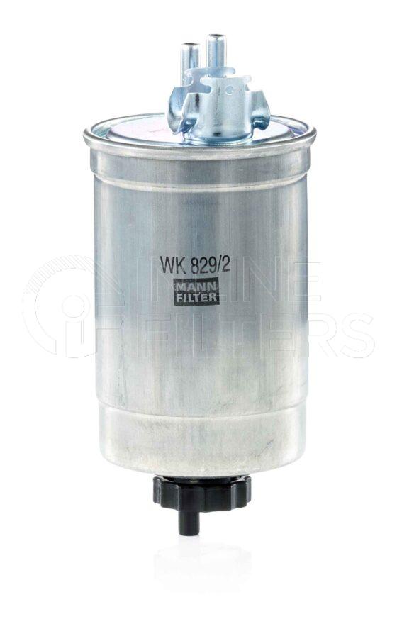 Mann WK 829/2. Filter Type: Fuel.