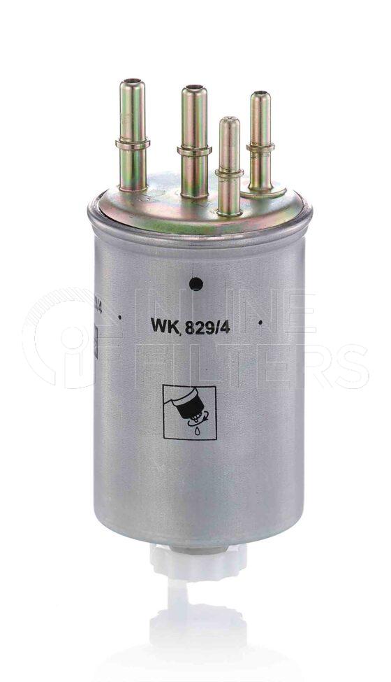 Mann WK 829/4. Filter Type: Fuel.